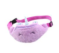 FRCOLOR Paquet Banane Style Dessin Animé pour Garçon et Filles Fermeture Éclair Lisse et Couture Soignée en Peluche Licorne Pourpre Paquet Poitrine Mignon pour Fille et Garçon