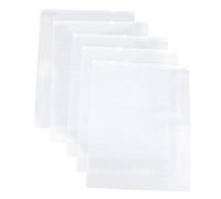 FRCOLOR Paquet De Rangement pour Chaussures Transparent Plastique Hdpe Double Face Épais Paquet De Rangement Chaussures Lot 5 Pièces Voyage Et Organisation Taille Moyenne, Anti-poussière Et Étanche
