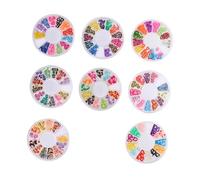 FRCOLOR Patchs Manucure Argile Polymère Fruit Boîtes Diy Décor Ongles Créatif Pour Usage Professionnel Et Personnel