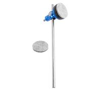 FRCOLOR Pédale de Grosse Caisse Jazz Double Marteau Alliage Bleu Accessoire Percussion pour Batteur Professionnel et Pratique