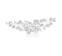 FRCOLOR Peigne à Cheveux de Mariage Orné de Cristaux Pince à Cheveux Strass pour Demoiselles Honneur Accessoires de Coiffure pour Mariée