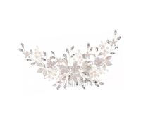 FRCOLOR Peigne à cheveux en alliage de perles invité accessoires de cheveux pour la mariée coiffure hair charms hair toppers peigne à cheveux en perles coiffe de mariée fil de fer blanche