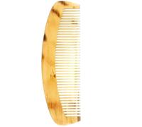 Frcolor Peigne à cheveux en corne de bœuf naturel antistatique peigne portable sans poignée pour prévenir la perte de cheveux chez les hommes