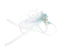 FRCOLOR Peigne à Cheveux Hanfu Bleu avec Ruban et Pompons Accessoire Traditionnel Chinois pour Filles Épingle à Cheveux Décorative pour Coiffure Ancienne Fêtes et Reconstitutions