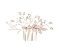 FRCOLOR Peigne à Cheveux Mariée Vintage Avec Accessoire Coiffure Pour Femme Demoiselle Honneur Fête