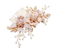 FRCOLOR Peigne à Cheveux pour Mariage Bijou de Tête Cristal pour Mariée Accessoire de Coiffure pour Demoiselle Honneur