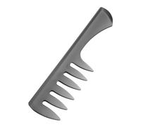 FRCOLOR Peigne à Dents Larges Noir Outil Coiffure Professionnel Massage Cuir Chevelu Salon Barbiers Cheveux Épaissis