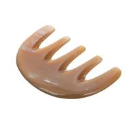 FRCOLOR Peigne Antistatique Corne Naturelle à Dents Larges pour Cheveux Bouclés Massage Chevelu Démêlage Doux pour Femmes et Hommes Soin Capillaire Stimulant et Réduisant Pellicules