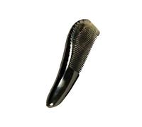 FRCOLOR Peigne Cheveux Corne Bœuf Antistatique Massage Outil Coiffure Noir Dent Lisse