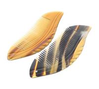 FRCOLOR Peigne Chien Brosse Sèche Brosse à Cheveux En Poils De Sanglier Humain Grattoir Démêlant Cheveux Cône Brosse à Cheveux Bouclés Chausse-pied Ménager Démêler Cornes