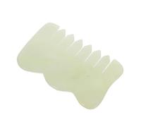 FRCOLOR peigne de jade portable scalp massage comb masseurs manuels du cuir chevelu corps peigne cheveux Peignes de massage du cuir chevelu en jade peignes à gratter le cuir chevelu Green