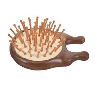 FRCOLOR peigne de massage brosse à cheveux démêlante brosse à poils cheveux lisses mini peignes hair charms hair toppers cheveux de brosse à poils durs peigne démêlant Bois de santal