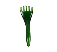 FRCOLOR Peigne de Massage Résine et Cire Abeille Outil Pratique pour Points Acupuncture Vert