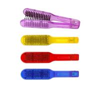 FRCOLOR peigne en bois peignes comb brosse à lisser les cheveux brosse sèche-cheveux brosse à cheveux femmes recourbe-cils peigne à lentes peigne à cheveux pour femme Yellow