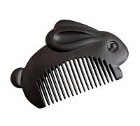 FRCOLOR Peigne Lapin Brosse à Sanglier Brosse à Cheveux Frisant Animal De Compagnie Poil Brosse Soufflante Peignes Pour Femmes Sans Fil Taquinerie Peigne à Queue Lissage Rat Black En Bois