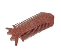 FRCOLOR Peigne Rat Brosse Démêlante Brosse à Cheveux En Poils De Sanglier Brosse Plate Accessoires Pour Cheveux Bois De Santal Rouge