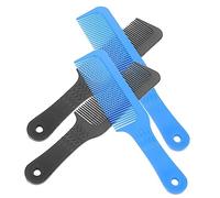 FRCOLOR - Peignes À Cheveux Statiques 4 Pièces Ensemble De Peignes De Coiffure Accessoires De Coiffure Peigne De Barbier En Plastique Pour Hommes Pack De Peignes De Coiffure