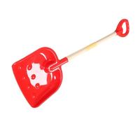 FRCOLOR Pelle à Neige Garçon Fille Bois Rouge avec Manche Plastique Ergonomique Facile à Tenir pour Jeux D Extérieur Hivernaux