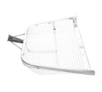 FRCOLOR Pelle à Tamis 12 Mm en Métal pour Tamiser Sable et Terre, Bêche Pratique Poignée Confortable pour Jardin et Ferme