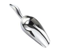 FRCOLOR Pelle Alimentaire en Acier Inoxydable Épais et Léger avec Poignée Argentée pour Stockage de Farine et Grains la Maison Magasin