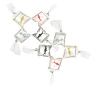 FRCOLOR Pendentifs Suspendus Forme Poisson Rouge Couleur Aléatoire 8 Pièces Légers et Peu Encombrants en Résine pour Fabrication Artisanale et Décorations Soi-même