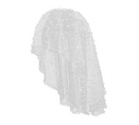 FRCOLOR Perle Voile Robe De Mariage Voile De Mariage Perle Cheveux Accessoires Diadème Voile De Mariée De Mariage Court Voile Voiles De Mariée Pour Le Mariage Voiles Pour Les Mariées