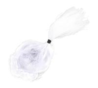 FRCOLOR Perruque Blanche de Juriste Bouclée pour Costume Homme Fixation Confortable pour Fête et Cosplay Unique