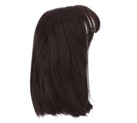 FRCOLOR Perruque Courte à Frange Pour Femme Coiffure Air Bang Bobo Look Naturel Sans Effort