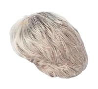 FRCOLOR Perruque Courte Et Lisse Blonde Ou Noire Pour Femme Adulte Adaptée Aux Fêtes Et Au Quotidien Perruque Cheveux Courts Facile à Coiffer