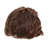 FRCOLOR Perruque Courte pour Homme Perruques Synthétiques Marron pour Cosplay et Utilisation Quotidienne