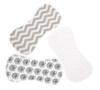 FRCOLOR Petit Bavoir En Coton Lot De 3 Pièces, Bavette De Protection D'épaule Absorbante, Doux Et Confortable, Usage Quotidien Bébé, Bavoir Unisexe Pour Repas Et Allaitement