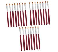 FRCOLOR Pièces brosse à ongles kit de pinceaux à ongles gel d'extension d'ongle pour unas pinceaux ongles pinceaux nail art stylos de dessin de peinture d'ongle pinceau à ongles rouge