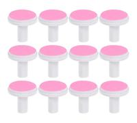 FRCOLOR Pièces De Rechange Universelles Pour Meuleuses À Ongles Électriques | Rose, Papier De Verre Et Plastique, Taille 1.80X1.80X1.60 cm, 12 Pièces