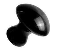 FRCOLOR Pierre de Massage Visage et Corps Noire pour Relaxation Outil Multifonctionnel Spa Favorise Circulation Sanguine et Détente Musculaire