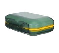 FRCOLOR Pilulier Hebdomadaire Compact à Compartiments Étanche pour Voyages et Maison Accès Rapide aux Médicaments