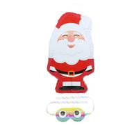 FRCOLOR Piñata de Noël Père Noël à Suspendre avec Masque pour Fête Décoration Remplie de Bonbons Accessoire Ludique