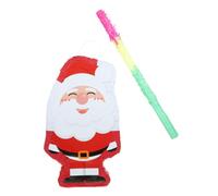 FRCOLOR Pinata Père Noël Traditionnel Décoration Festive Remplie de Bonbons Jeu Accessoires pour Fête de Noël et Familiaux avec