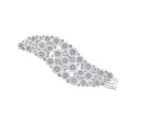 FRCOLOR Pince À Cheveux De Mariage Peigne Accessoires De Cheveux En Strass Pour Mariée Élégant Morceau De Cheveux