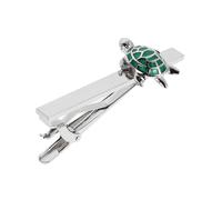 FRCOLOR Pince à Cravate Tortue Acier Inoxydable Accessoire Affaires Élégant pour Hommes Design Détaillé et Finition Soignée pour Mariage et Anniversaire