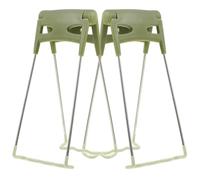 FRCOLOR Pinces à Assiettes en Acier Inoxydable 2 Pcs, Pinces Anti-dérapantes pour Bols et Plats Chauds, Ustensiles Cuisine Résistants, Accessoires Pratiques pour Plaque Couleur Aléatoire