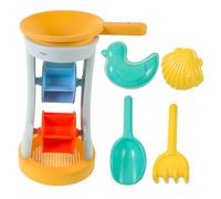 FRCOLOR Plage Garçon Fille Plastique Robuste Kit de Sable avec Pelle et Râteau Jeux Dextérieur pour Garçon Fille pour Jardin Sable