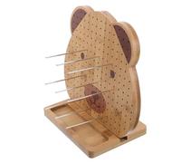 FRCOLOR Planche à Crochet en Bois pour Projets de Tricot et Crochet, Accessoire de Blocage Solide avec Large Applicabilité et Aide Modelage, pour Débutants et Passionnés