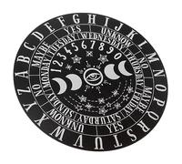 FRCOLOR Planche de Divination Bois Sculpté Plateau Pendule Décoratif pour Oracle et Runes Divinatoires Accessoire pour et Pratique Spirituelle