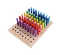 FRCOLOR Planche de Rééducation des Doigts en Bois pour Motricité Fine, Prévention de L'inconfort, Adaptée aux Garçon et Filles et Personnes Âgées Chevet Centre de Rééducation