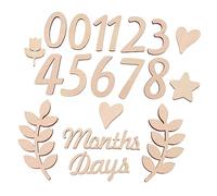 FRCOLOR Plaque Mois Milestone Réutilisables pour Annonces Naissance et Photos pour Décoration et Souvenirs de Premiers Mois