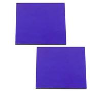 FRCOLOR Plaques de Verre Cobalt Bleu Haute Résistance Thermique 2pcs pour Identification des Couleurs de Flamme pour Foires Scientifiques et Réactions Ioniques Métalliques