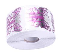 FRCOLOR plateau d'extension d'ongle autocollant ongle autocollants es accessoires e kit pour es autocollants de guide d'art d'e autocollant UV forme de guide d'e Rosy