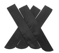 FRCOLOR Poches de Protection pour Éventails Pliables Vintage 4 Pièces Paquet Léger en Tissu pour Rangement Portable d'Éventails et Petits Bijoux