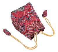 FRCOLOR Pochette de Rangement Brodée à Cordon pour Bonbons et Collations Pochette de Stockage Polyvalente et Portable pour Maison Style Élégant et Pratique