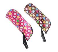 FRCOLOR Pochette Isotherme Fermeture Éclair en Polyester pour Biberon 2pcs Portable et Attachable Poignet, Shopping Parentalité